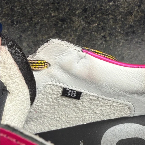 P448 Jack Solaris in Matte Hot Pink Leather Sneakers - Picture 6 of 6